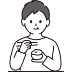 Man Eating SVG Icon
